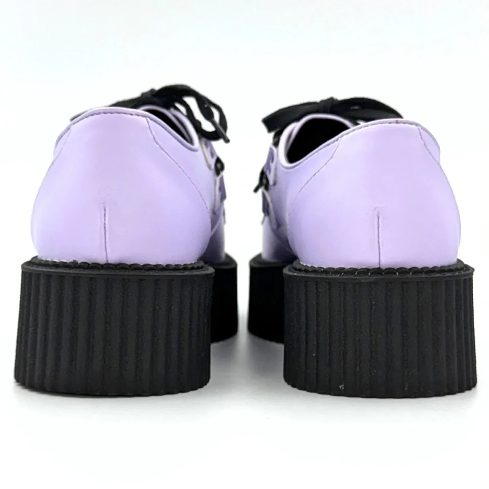 Killstar Shoes Hexellent Creepers Gothcore Y2k Women’s 9 Lilac Platform Wedge